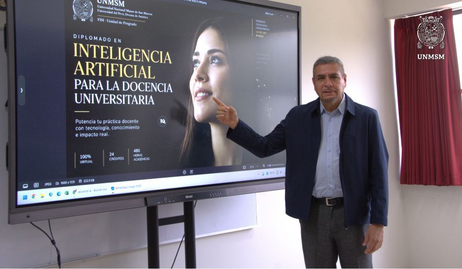 San Marcos presenta nuevo diplomado en inteligencia artificial aplicada a la docencia universitaria