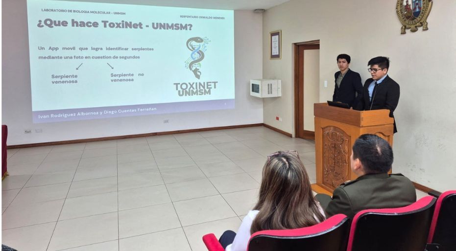 Ejército del Perú recibe aplicativo ToxiNet-UNMSM que contribuye a la identificación de serpientes venenosas