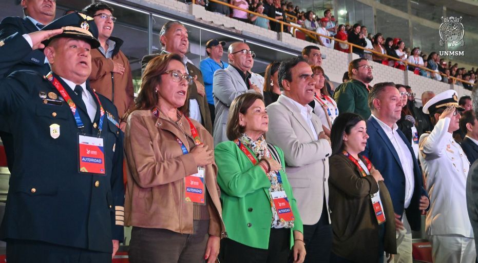 Rectora de San Marcos participa en inauguración de los Juegos Deportivos Nacionales IPD 2026