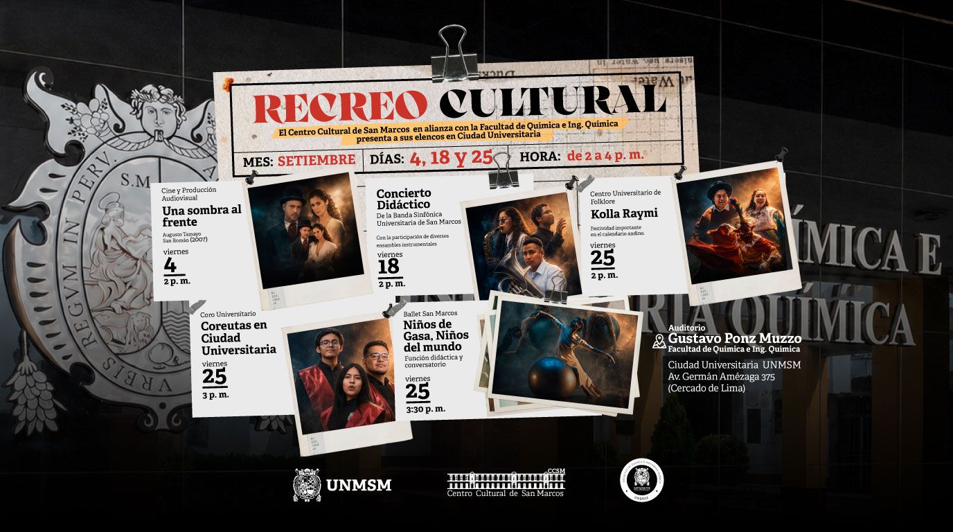 Recreo Cultural: expresiones culturales en Ciudad Universitaria 