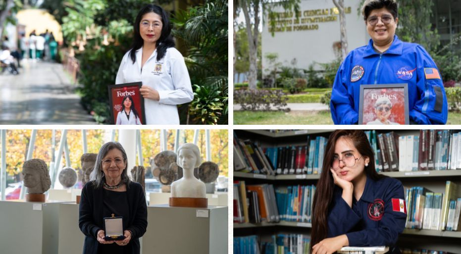 Cuatro mujeres sanmarquinas entre las más poderosas del Perú: ciencia, literatura y exploración que inspiran a nuevas generaciones