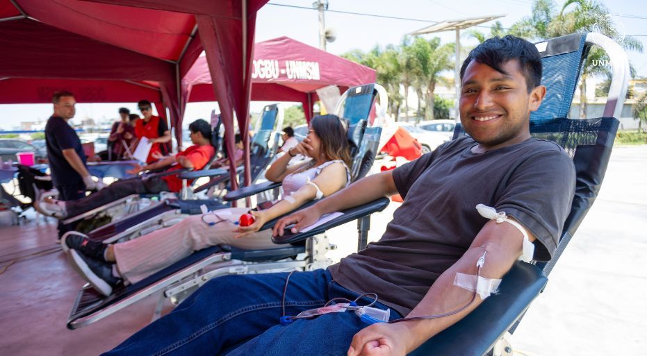 Solidaridad sanmarquina: estudiantes participan en campaña de donación de sangre