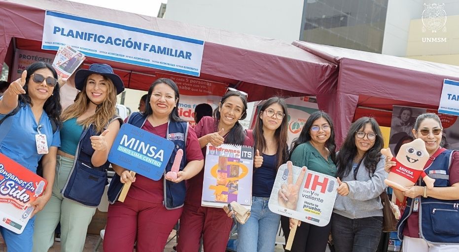 MINSA realizó campaña integral de salud gratuita para estudiantes de la UNMSM
