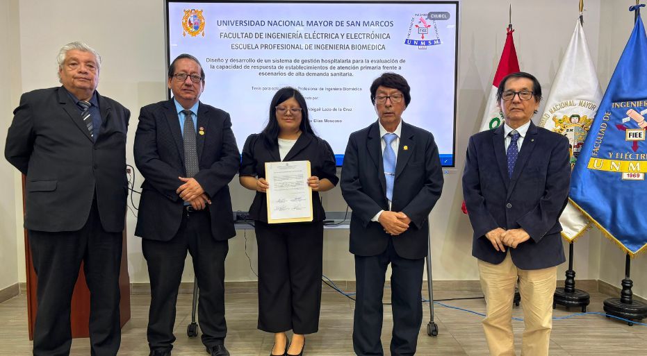 Primera ingeniera biomédica de San Marcos sigue especialización en prestigiosa universidad de Francia