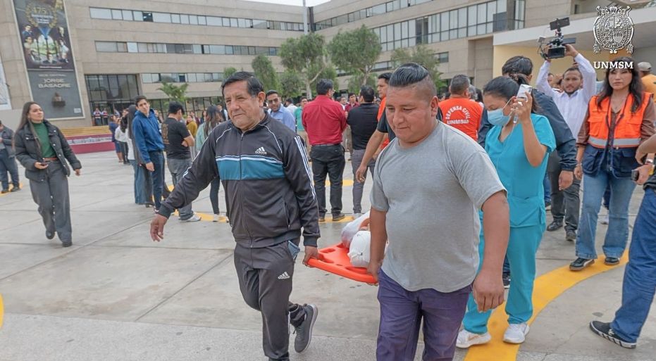 San Marcos participó en el II Simulacro Nacional Multipeligro 
