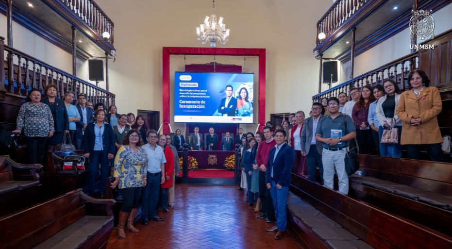 San Marcos y Minedu impulsan tercera edición de diplomado para fortalecer el pensamiento crítico y la competencia lectora de 1 500 docentes