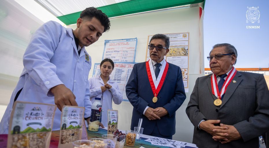 Talento sanmarquino muestra su creatividad en Expoferia Agroindustrial 2026