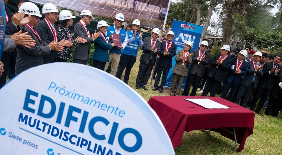 UNMSM y ATU dieron inicio a proyectos de nueva Residencia Universitaria y Edificio Multidisciplinario 